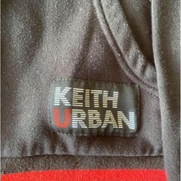 Men’s Keith Urban Grafitti U 2018 World Tour Black Zippered Hoodie in Size L - Picture 3 of 5